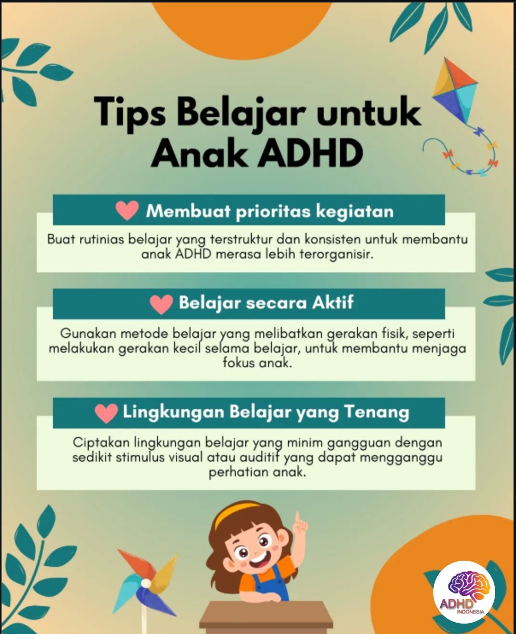 Strategi Belajar yang Cocok untuk Anak ADHD di Kabupaten Aceh Singkil
